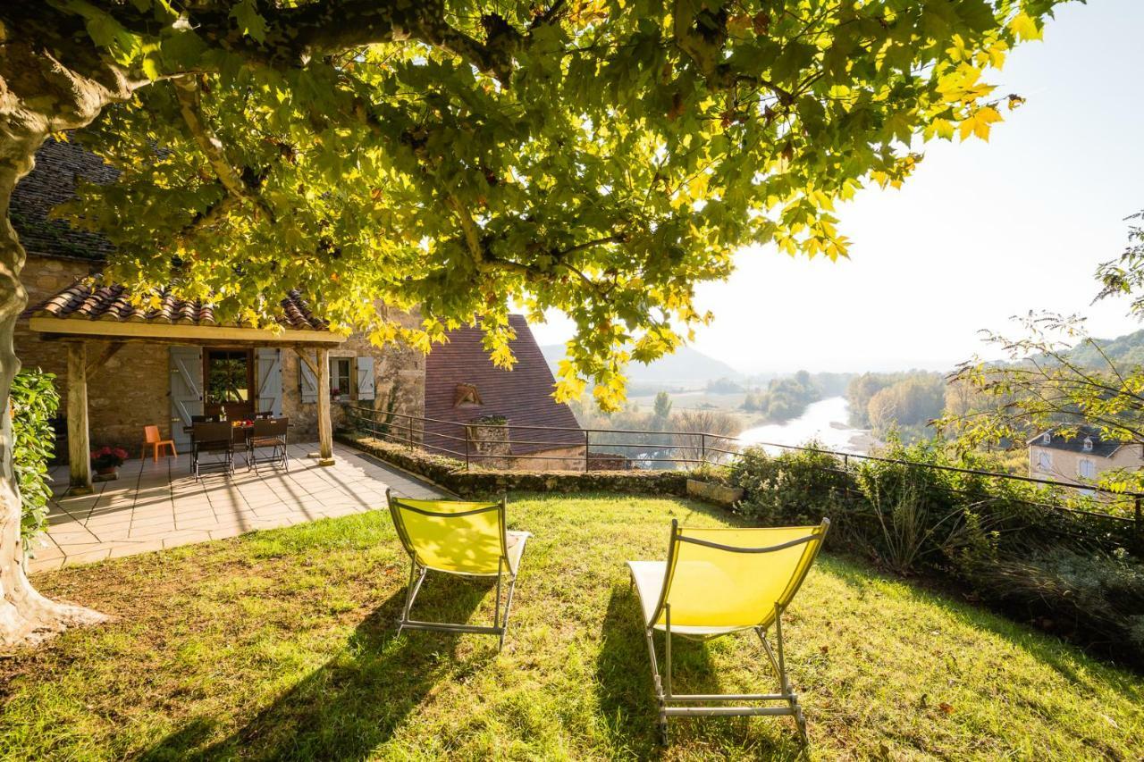 Au Coeur De Beynac, Superbe Maison Du 14Eme Siecle Avec Jardin Panoramique Exterior photo